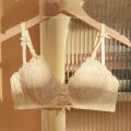 Flourish Fashion new style Cute Lace Flower embroidered Adjustable Straps soft and comfortable Push Up Bridal Padded Bra 017 & 834. 