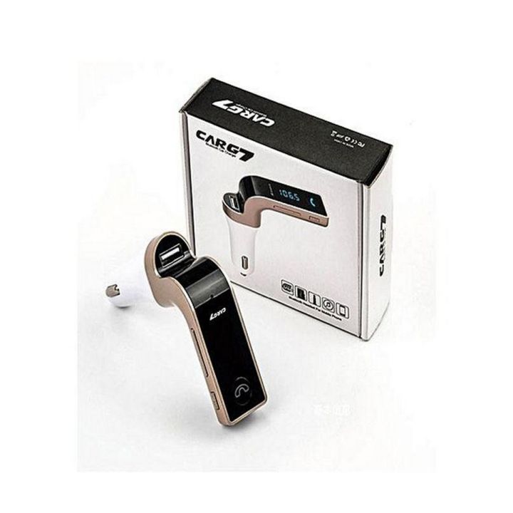 Carg7 Bluetooth Car Kit Fm Transmitter + Mp3 Music Player Sd Usb Charger