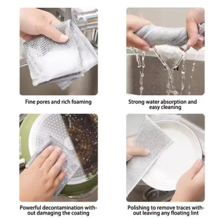 1/4/6/12/24/50/100Pcs%20Rust%20Removal%20Cleaning%20Cloth%20Kitchen%20Magic%20Dishwashing%20Towel%20Metal%20Steel%20Wire%20Cleaning%20Rag%20Microwave%20Stove%20Clean%20Tools%20Dish%20Cloth%20-%20Image%203