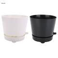 Self Watering Planters, Indoor Self Watering Planter Pots with Drainage Hole for Plants, Flowers, All Houseplants. 