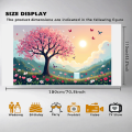 Spring Blossom Scenic Banner Backdrop Nature Art Butterfly Landscape Floral Background Wall Hanging Wedding Event Decor. 