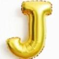Golden Alphabet Letter Balloons A to Z SINGLE. 