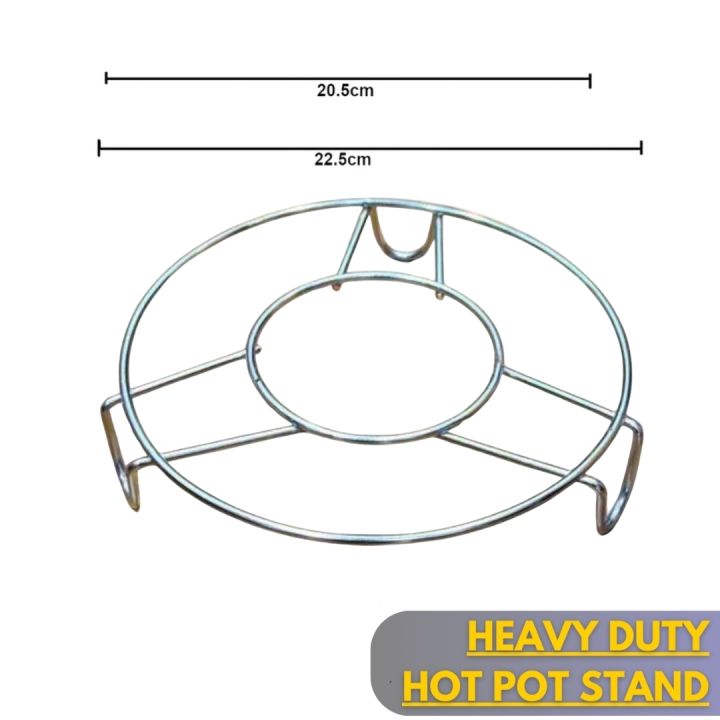 Heavy%20Duty%20STOVE%20TOP%20GRILL%20Hot%20Pot%20Stand%20Pan%20Chrome%20Plated%20Stand%20Kettle%20Stand%20Tea%20Pot%20Holder%20Plant%20Pot%20Stand%20Cooker%20Stand%20-%208%20inches%20-%20Image%202