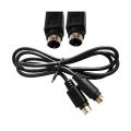 S-Video SVideo SVHS Cable 4-pin Male to Male DVD DSS TV, S-Video Cable for TV, S-VHS, VCRs, DVD, Camcorders, Video Cards - Mini Din 4-Pin Male to Male S-Video Cable. 
