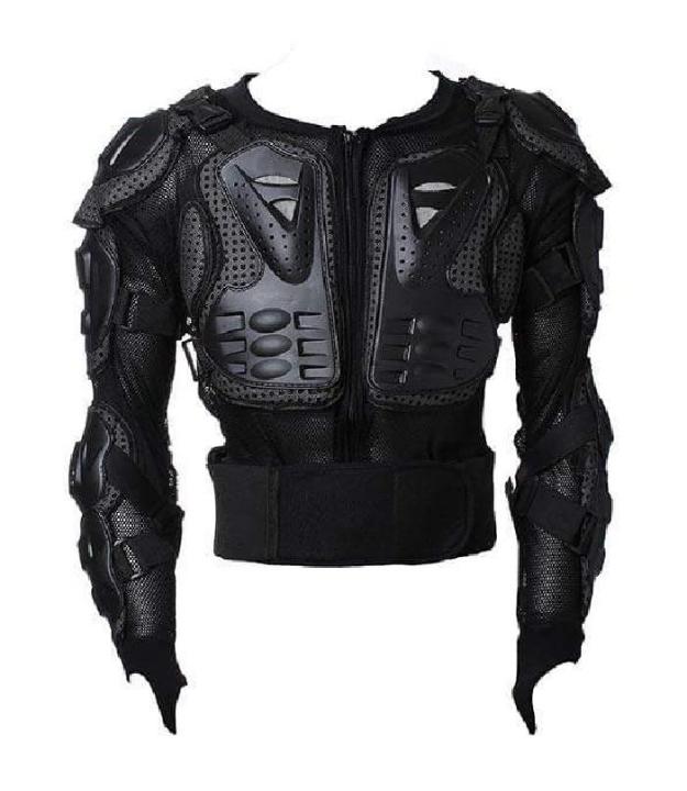 Motorbike Protective Body Armor Jacket - Black