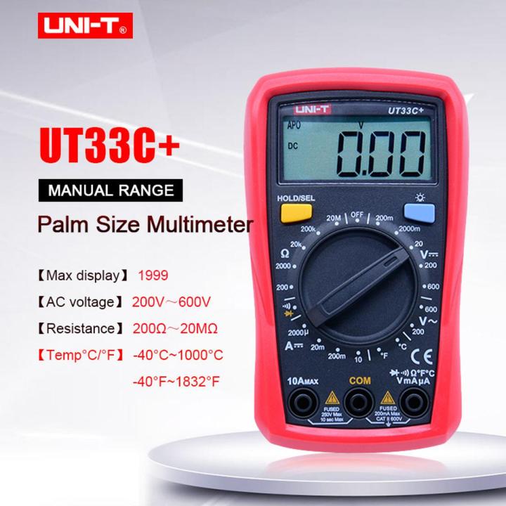UT33C+ Palm Size Multimeter