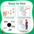 Pee Targets Potty Training Stickers Urinal Bullseye Training Toilet Sticker Thermochromic Urinal Training For Kid Potty D7L2. 