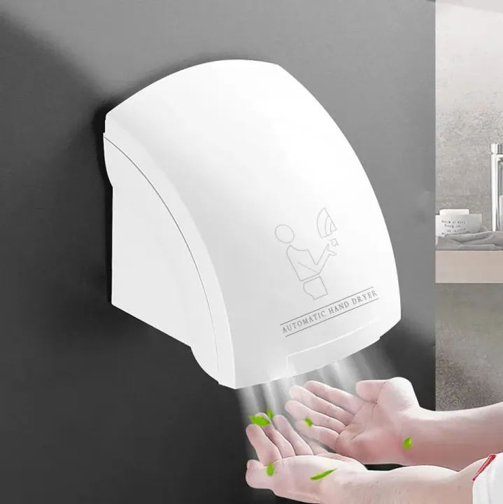 Hand dryer automatic machine electrical induction dryer, hand dryer, commercial smart home hand dryer air hand dryer 1800 WATTS Made In China at Wholesale price voltage 220v frequency 50 to 60hz