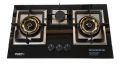 TOKYO TK-7G Elite Brass Burner Gas Hob with Tempered Glass & Heavy-Duty Square Shape Die-Cast Iron Grill (NG/LPG) – Auto Ignition & 1 Year Warranty. 