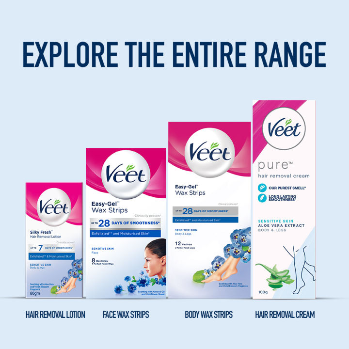 Veet Pure Hair Removal Cream Sensitive 200g - Body & Legs