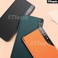 For Samsung Galaxy S24 Plus 24 Ultra Translucent Smartphone Flip Protective Case Cover for Samsung Galaxy S24 Ultra S24 Plus Flip Leather Phone Case. 