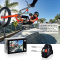 Campark X20C Action Camera Native 4K Ultra HD 20MP with EIS Stabilization Touch Screen, Digital Remote Control Waterproof Camera 40M 2 Batteries and Professional Accessories, Black. 