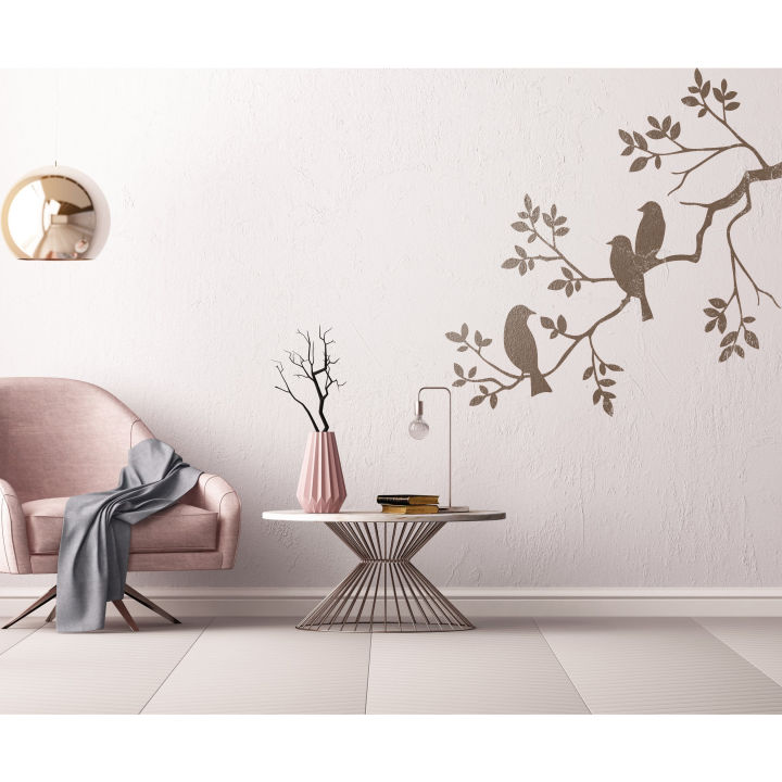 Birds%20On%20A%20Branch%20Wall%20Stencil%20Used%20for%20Wall,%20Wood,%20Fabrics%20Decoration%20Card%20Template%20Id%20508%20-%20Image%205