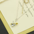 【Pei jie Store】Couple Pitch Necklace Microphone Pendant Best Friend Jewelry Hip Hop Jewelry Silver Color and singers Gift. 