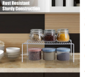 Inside Cabinet Rack Kitchen Accessories Storage Desktop Shelf Organizer. 