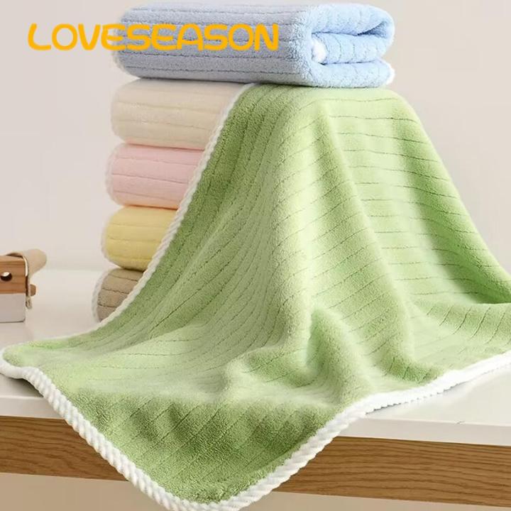 Weather Patterned Hand Towel Soft Cartoon Face Towel for Kids Gentle on Skin Highly Absorbent Thick Coral Fleece Bathing Towel Ideal for Face Washing Shower Southeast Asian Buyers' Favorite Children