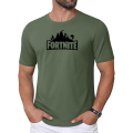 T-Shirts for Men, Fortnite logo Printed Export Quality Soft And Stretchable Poly-Cotton, Round Neck Half Sleeves Slim Fit, Printed T-Shirt for Boys, Unisex, 180GSM.. 
