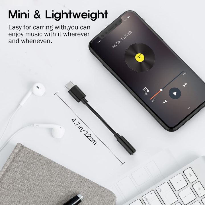 USB%20Type%20C/Lightning%20to%203.5mm%20Female%20Headphone%20Jack%20Adapter%20Converter%20Aux%20Audio%20Cable%20Headphone%20Adapter%20-%20Image%207