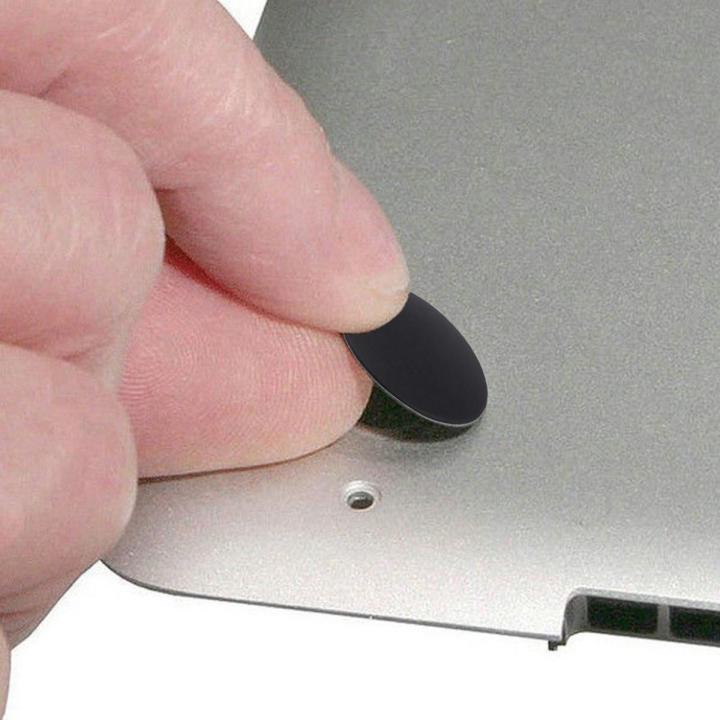 FLYEER 4 Pcs Bottom Case Rubber Feet Foot Pad for Apple Laptop MacBook Pro A1278 A1286 A1297 13 inch 15 inch 17 inch