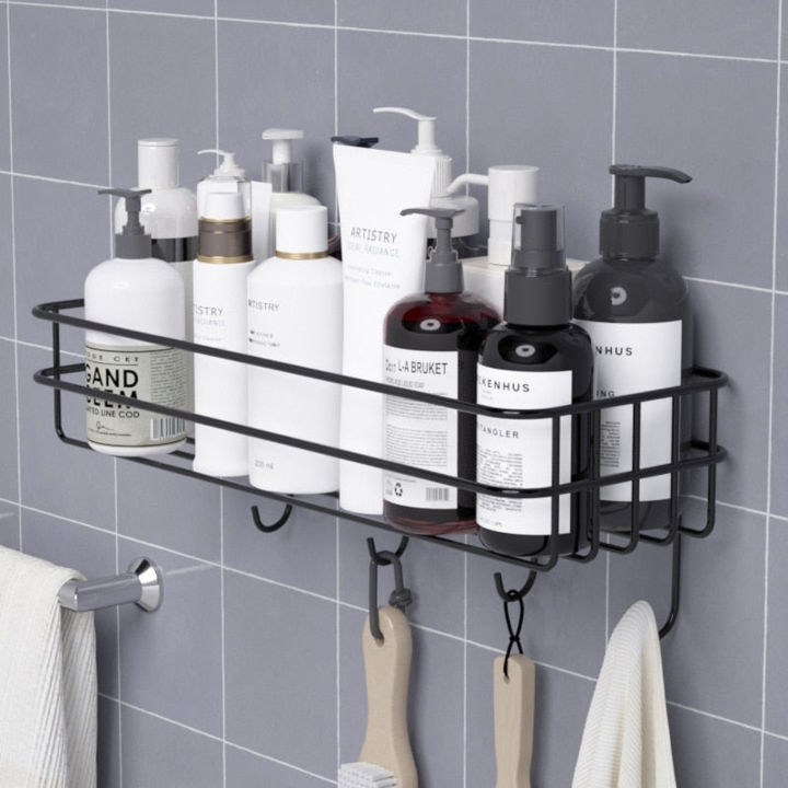 Bathroom%20Storage%20Hanging%20Shelf%20Wall%20Mounted%20With%20Hooks%20-%20Image%205