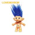 Loveseason Troll Doll Ornament Long Hair Leprocauns Doll Figure Cartoon Model. 