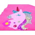 Planet T: SEQUIN UNICORN PILLOW (MBK371). 