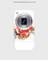 Samsung S4 Zoom  Phone Skin Only Back And Sides Red Canvas-1Wall793. 