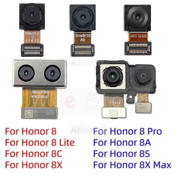 AiinAnt Front Camera Rear Main Back Camera Flex Cable For Huawei Honor 8 8A 8C 8s 8X Lite Pro Max Phone Parts