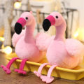 Random 1 Pc Lovely Flamingo Plush Toy Keychain Ring Pendant Soft Toy Key Ring Backpack Decor. 