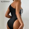 ECHIDNA Female Bikini Highly Elastic Hollow Out Female Bikini. 