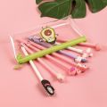 1Pc Cute Avocado Pencil Case Kawaii For Kids Gift School Pencil Box Pencilcase Transparent Pencil Bag School Supplies Stationery. 