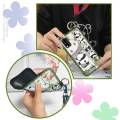 Waterproof Back Cover Phone Case For BLU C5 Max 2022 Kickstand protective panda Cute Phone Holder Wristband Anti-dust. 