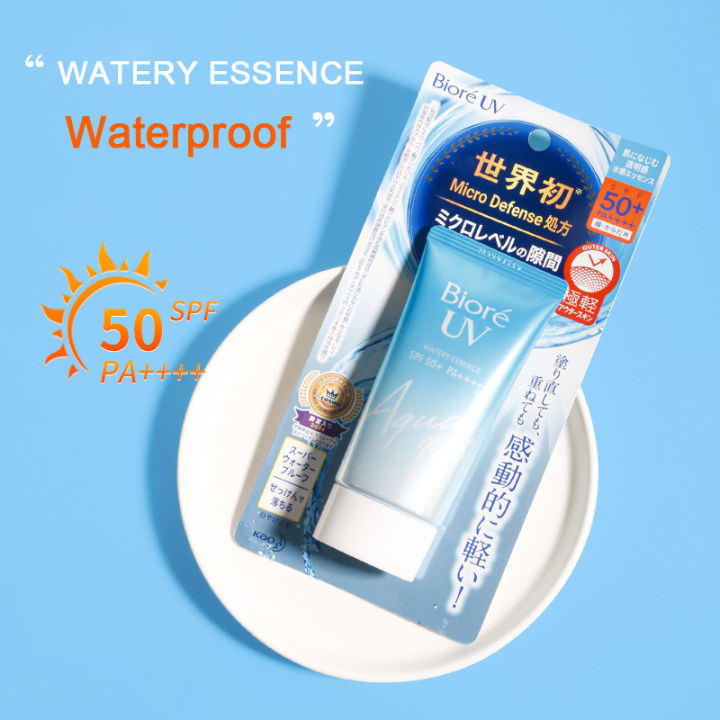 Japan Biore UV Aqua Rich Watery Essence 50g Sunscreen Cream Gel Japan Cosmetic SPF50 UVA UVB Protection Face Body Skin Care
