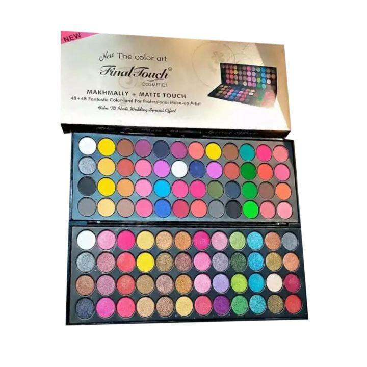 Final Touch Eyeshadow Palette 48+48 Colors Matte & Shimmer