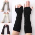 Handmade crochet gloves for girls. 
