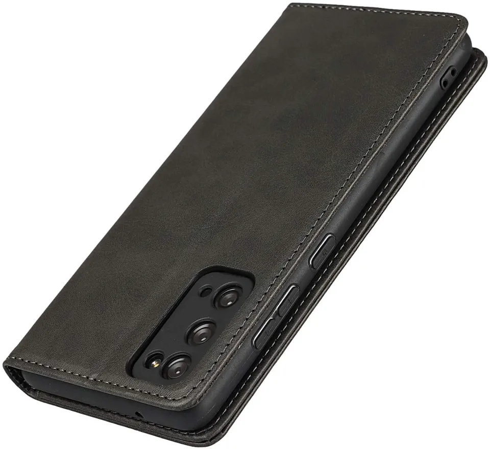 Custodia Portafoglio Con Cover Per Galaxy S20 Fan Edition 5G - Pelle PU Marrone, 2 Slot E Sportello Monete