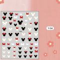 3D Disney Cartoon Character Nail Sticker Anime Lilo Stitch Nail Supplies Cute Lion King Decoration Mary Cat Stickers For Nails. 