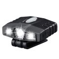 Ultra Bright Hands-Free Led Clip On Hat Light - Rechargeable 150 Lumens Lightweight Spotlight Waterproof Cap Light Flashlight head Light For Fishing Running Camping Cycling. 