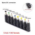 DC Step UP Module USB 5V to 9v 12v 8.4V 12.6V Charging Power Cable Cord To 5521 Multifunctional Plug Male 8tips connector Q1. 