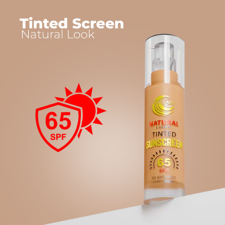 Moon Touch Tinted Sunscreen SPF - Natural Finish - 50ml - For Men & Women - All Skin Types