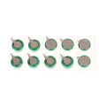 10PCS 1.2V 40mAh Ni-MH Rechargeable Battery With Solder Pins For Timer Toys Watch Hearing Aid Solar Equipment Button Coin Cell YULING. 