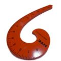 Wooden French Curve - shape scale for Sholder,Gol gala , neckline, armhole, sleeve caps, pocket cutting designers -Tailoring Scale for Measuring in high quality.. 