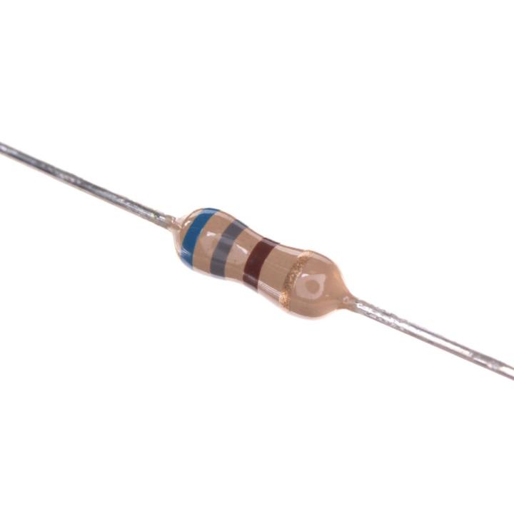 12 Pcs 680 Ω Ohm 1/4 Watt Through Hole Resistor | 680 Ohm Resistance | ±5%