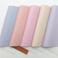 Pastel Colors Soft Smooth Synthetic Leather Faux Leather Fabric Sheets Felt Backing Leather Sheets for Bows Craft 21x29CM Q1017. 