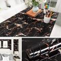 Pack of 2 Pcs - Modern Marble Texture Wall Paper Self Adhesive Furniture Wallpaper Waterproof Oil Proof Kitchen PVC Table Stickers. 