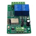 ESP8266 ESP-12F WIFI Relay Module 2CH 5V/8-80V Relay Switch Develop Board for IDE Smart Remot Control. 