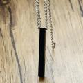 Silver Pure Stainless Steel Bar/Rectangular Chain Locket/Necklace/Pendant for Girls/Women. 