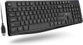 D-E-L-L KEYBOARD ERGONOMIC KB-212B SLIM DESIGN 104 SOFT KEYS FOR HOME AND OFFICE.. 