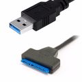 USB 3.0 SATA 3 Cable Sata To USB Adapter Up To 6 Gbps Support 2.5 Inches External SSD HDD Hard Drive 22 Pin Sata III Cable. 