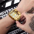 OULM brand fashion business, large dial, luxury, military style, quartz men's watch. 